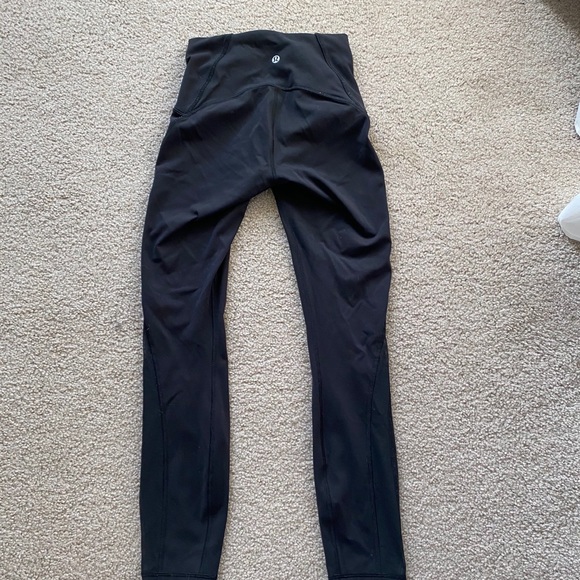 Black lulu lemon leggings - Picture 1 of 4